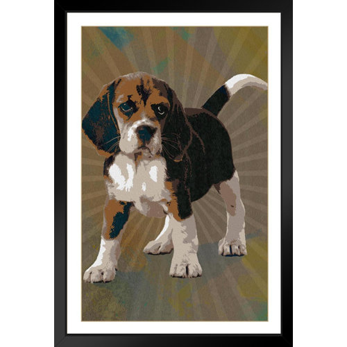 Red Barrel Studio® Dogs Beagles Painting Frame Burst Dog Posters For